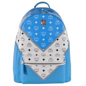 🎒#BRANDNEW #MCM 🎒 - Stark blue white chevron